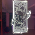 Pisces Zodiac Sign 3d Relief LED neon sign product image