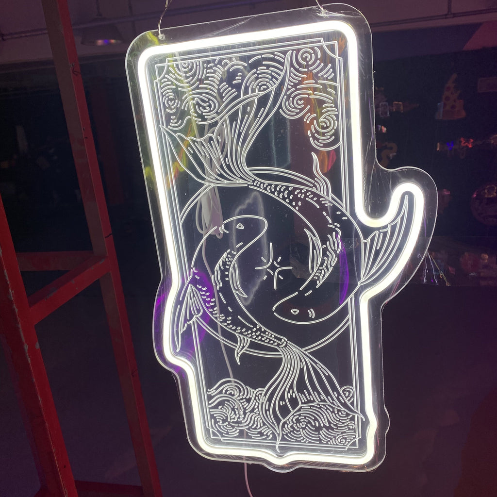 Pisces Zodiac Sign 3d Relief LED neon sign product image