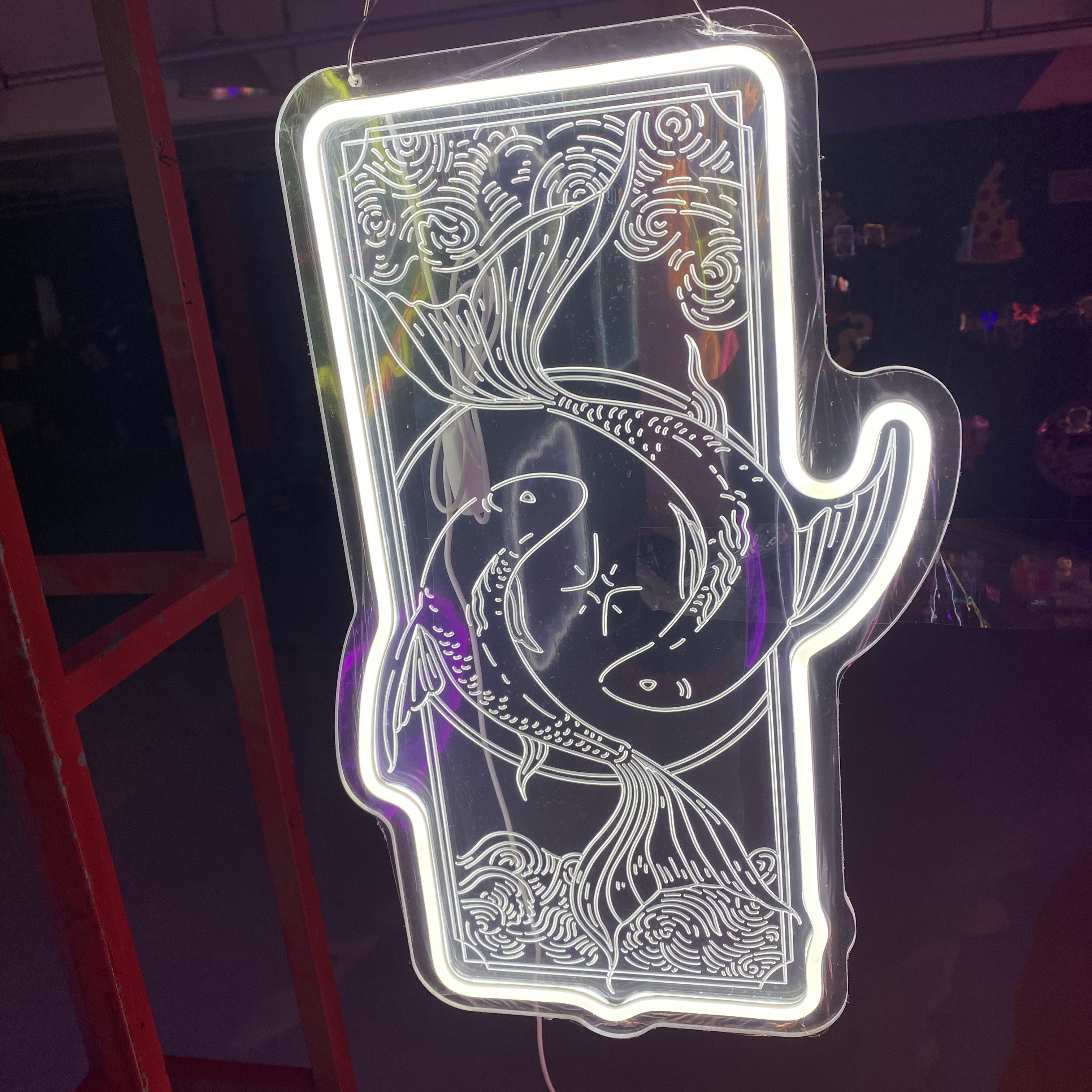 Pisces Zodiac Sign 3d Relief LED neon sign product image