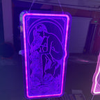 Purple Aquarius Girl - Zodiac LED neon sign product image