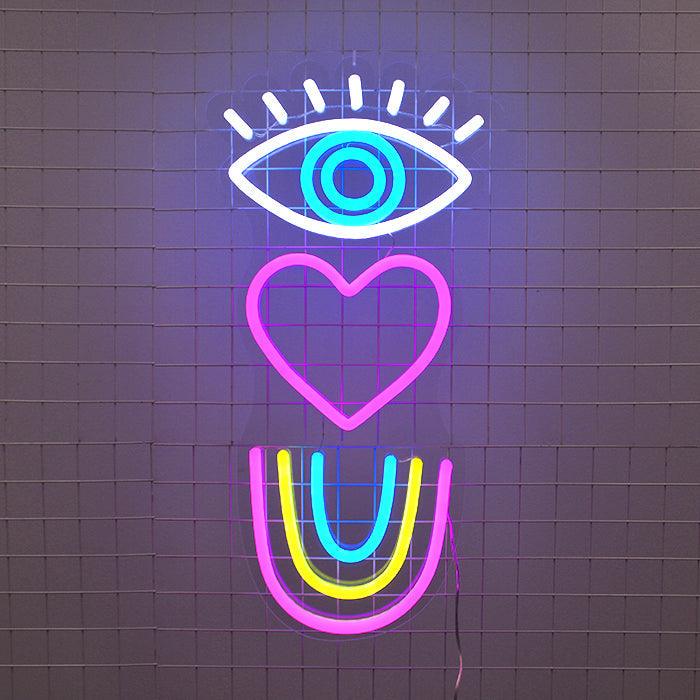 Eye Love U LED neon sign by NeonCS