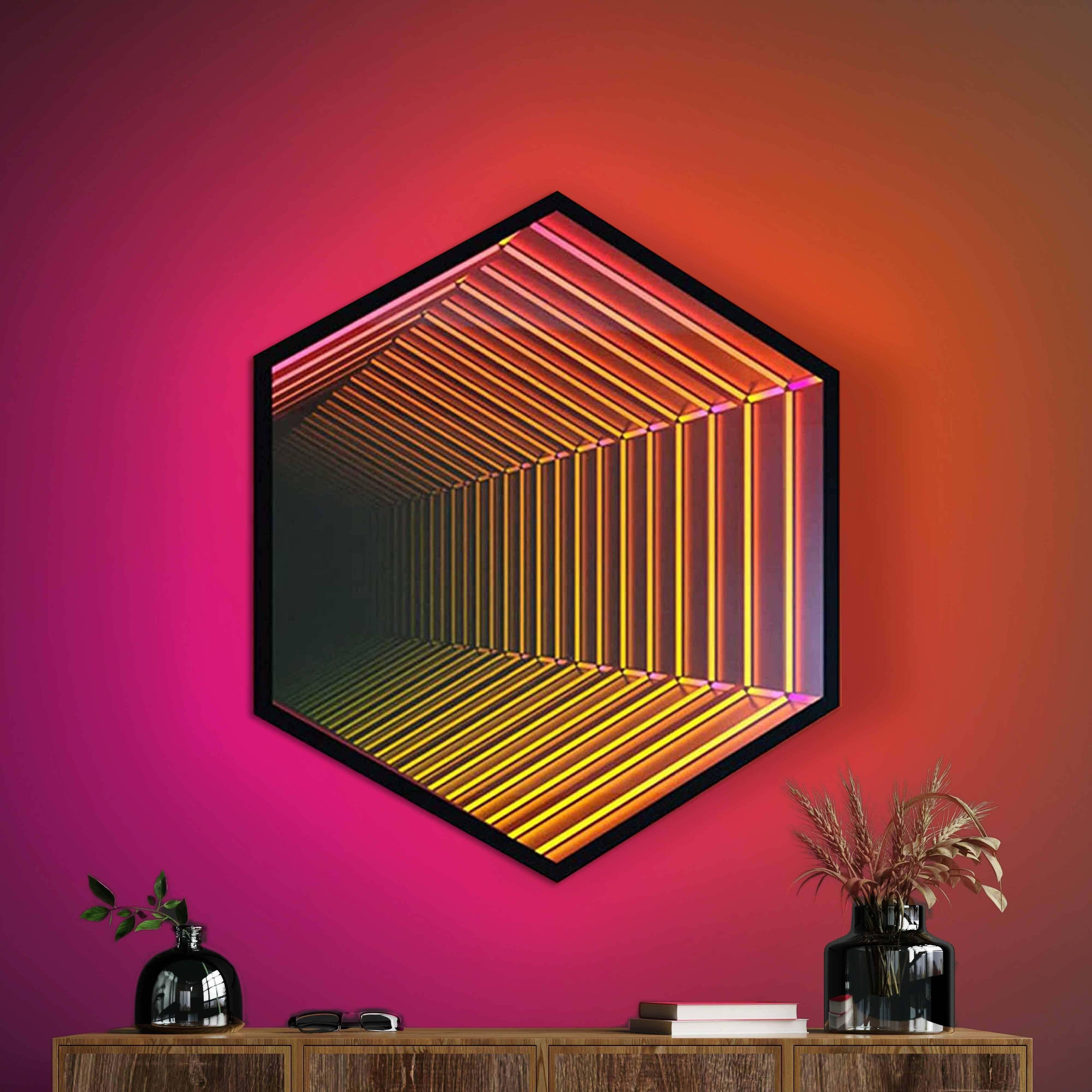 Infinity Hexamirror LED neon sign product image