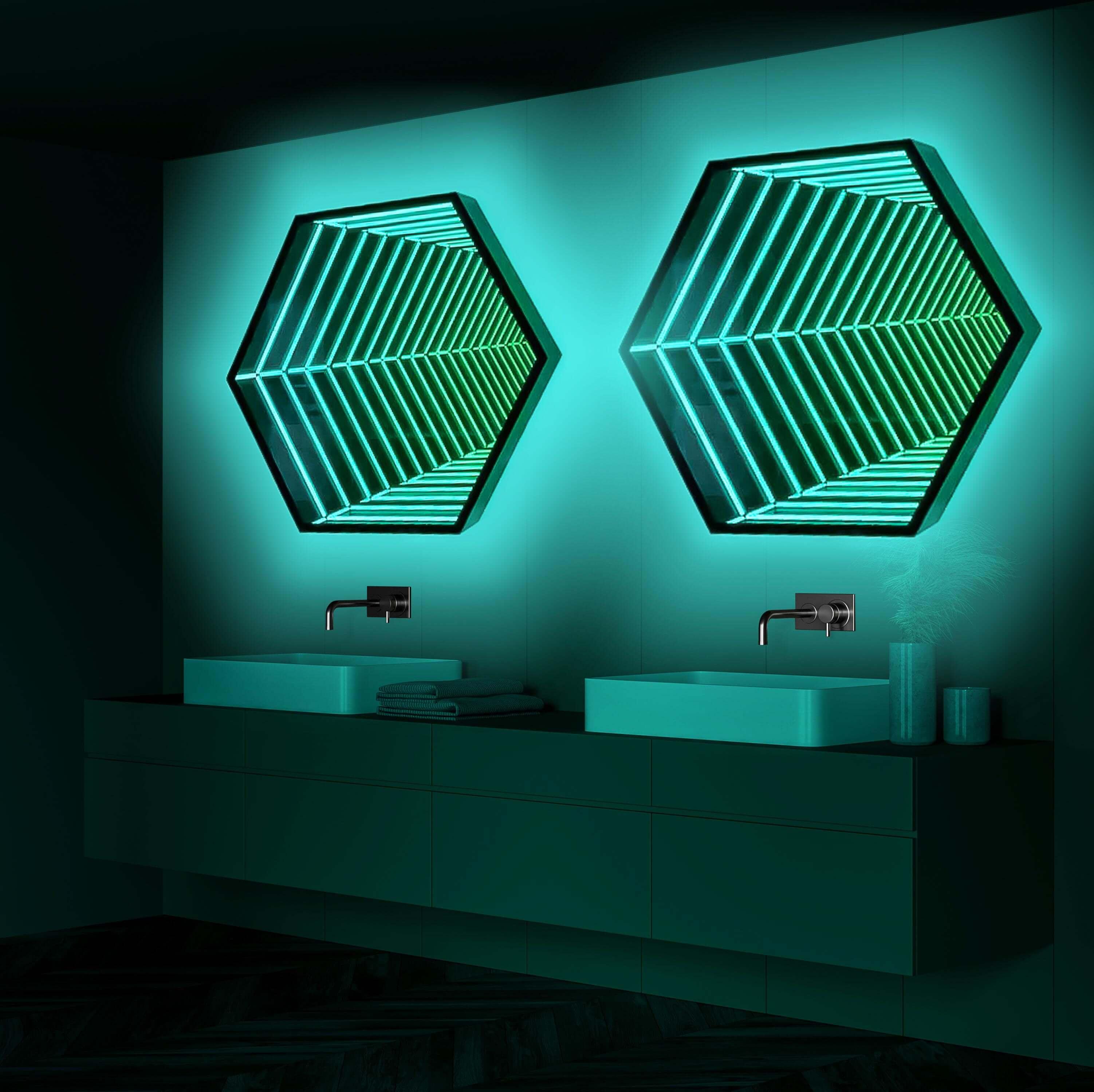 Infinity Hexamirror LED neon sign product image