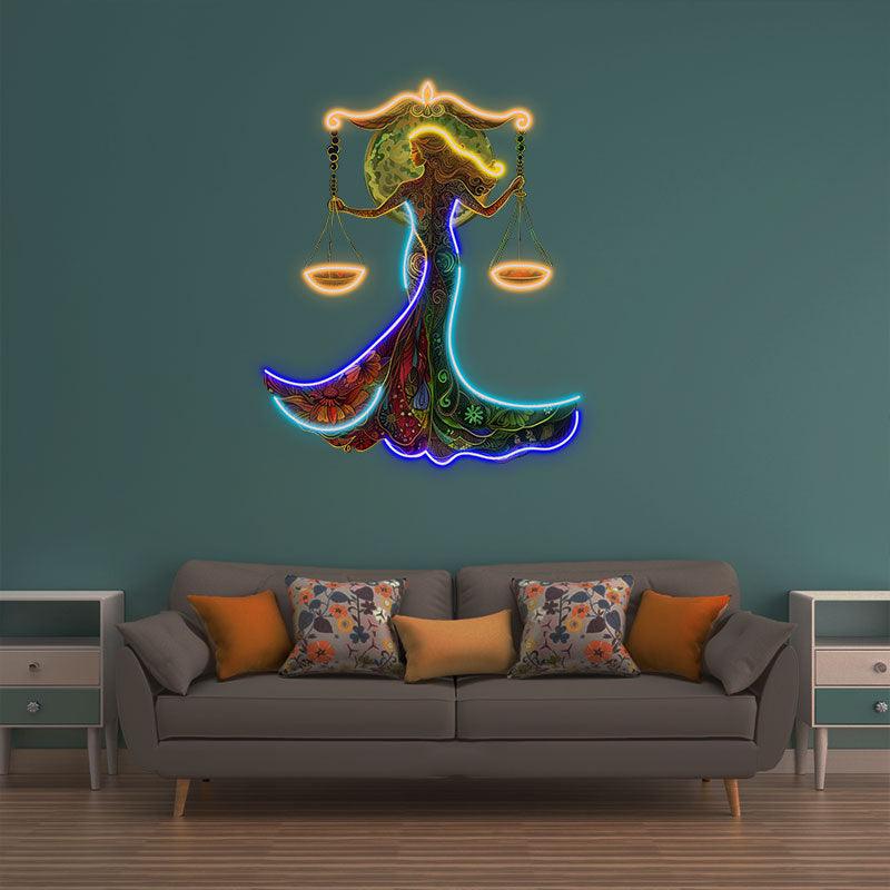 Libra Light - Elegant LED Zodiac Sign LED neon sign product image