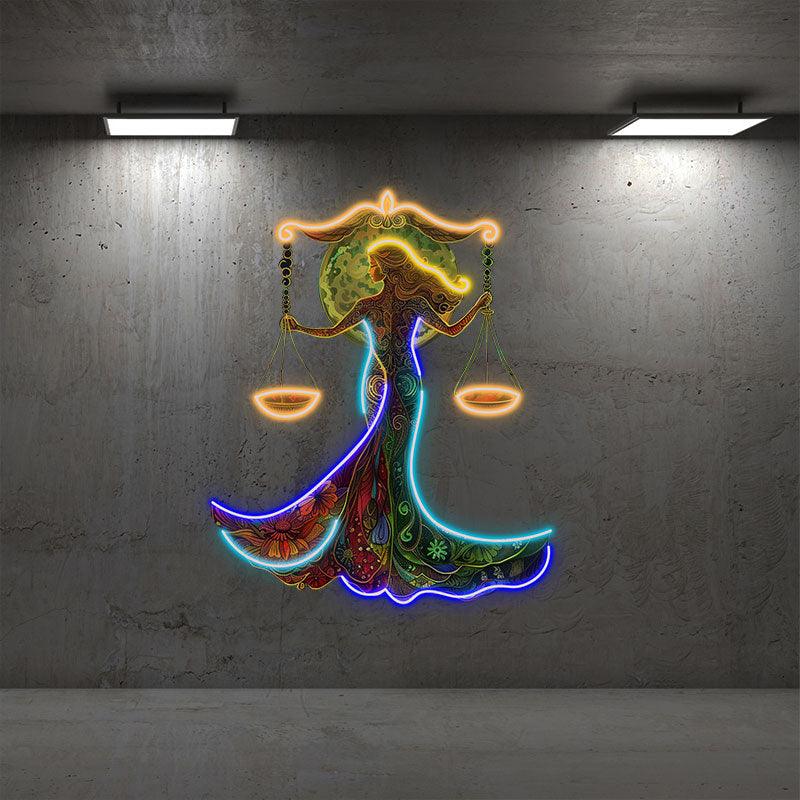 Libra Light - Elegant LED Zodiac Sign LED neon sign product image