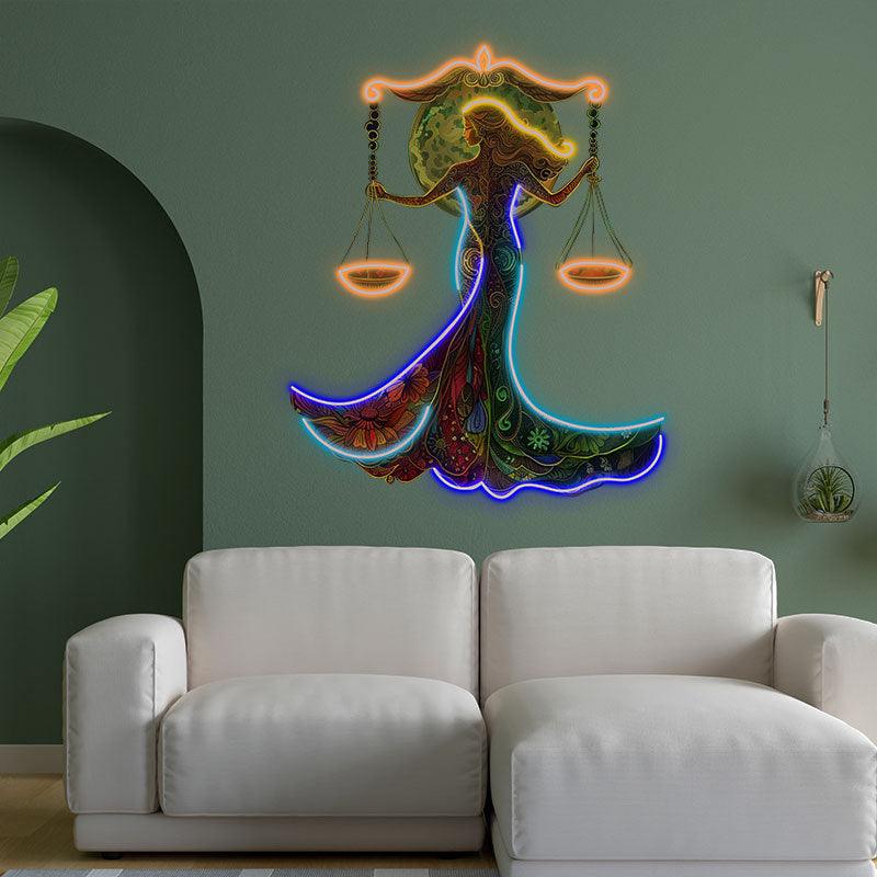 Libra Light - Elegant LED Zodiac Sign LED neon sign product image