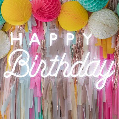Happy Birthday LED neon sign by NeonCS