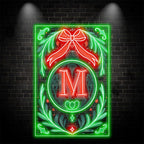 Merry Christmas Poker Chart - Big Red LED neon sign by NeonCS