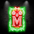 Merry Christmas Poker Shape Chart LED neon sign by NeonCS