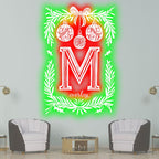 Merry Christmas Poker Shape Chart LED neon sign product image