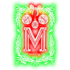 Merry Christmas Poker Shape Chart LED neon sign product image