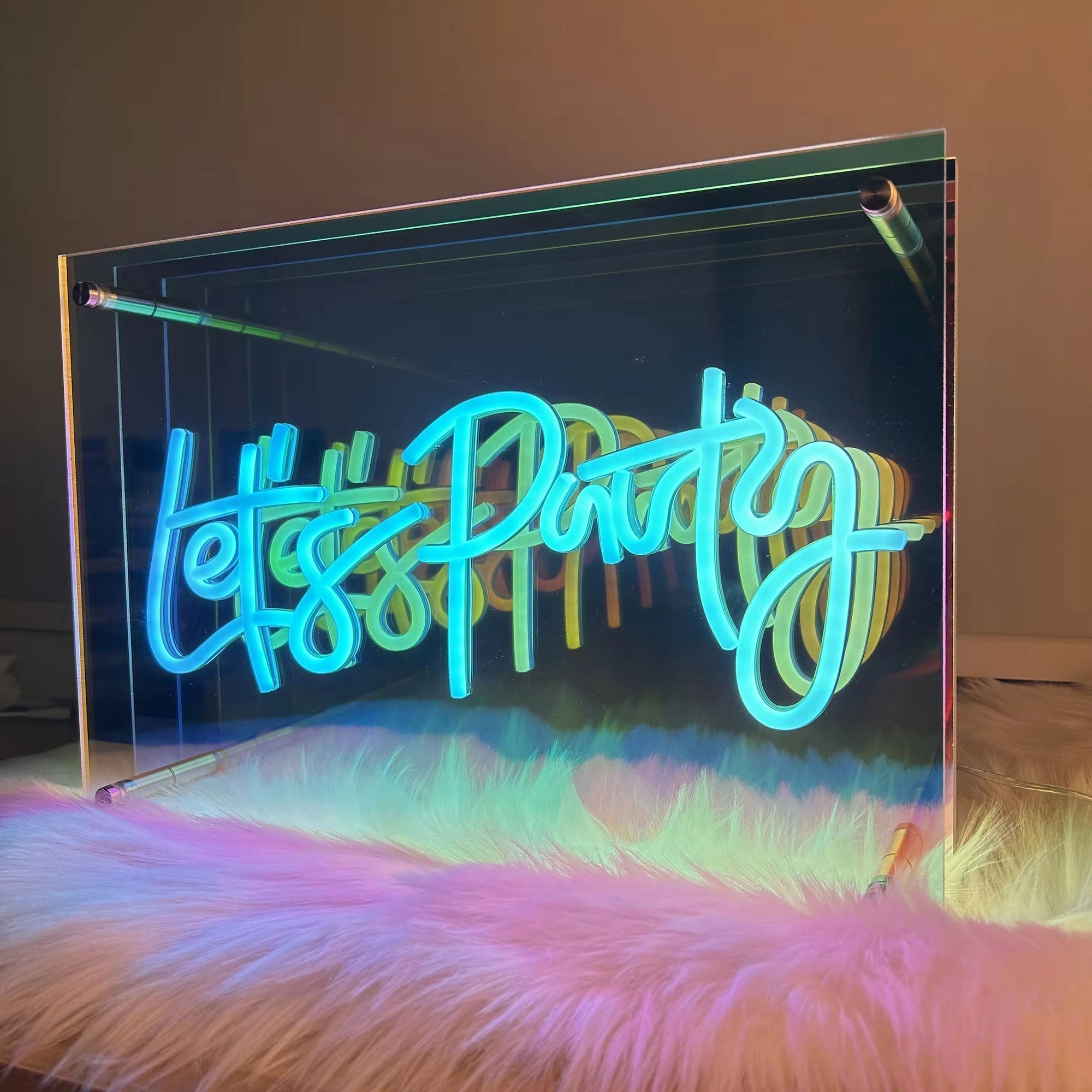Custom Wall Decoration Mirror Letter LED neon sign product image