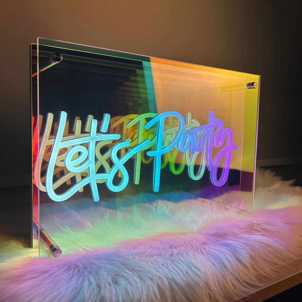 Custom Wall Decoration Mirror Letter LED neon sign product image