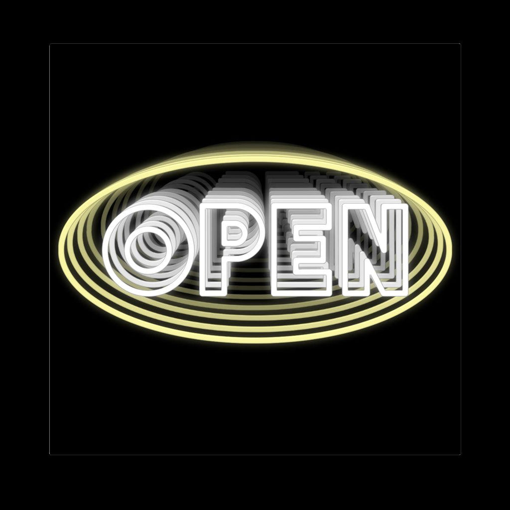 Open Label Infinity LED neon sign by NeonCS