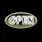 Open Label Infinity LED neon sign by NeonCS