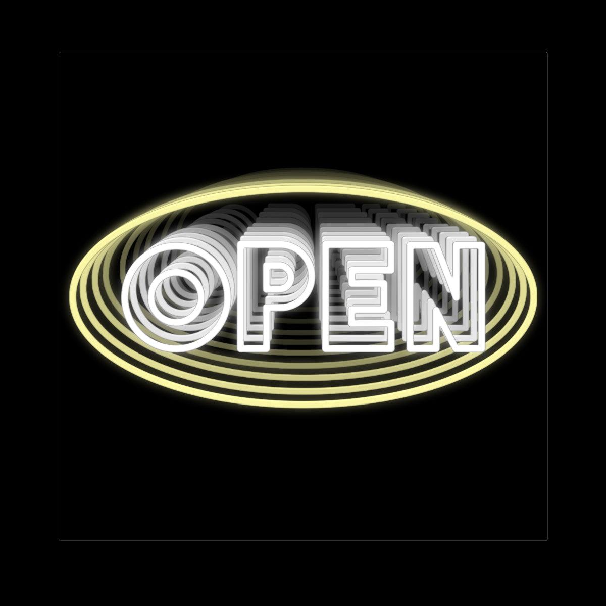 Open Label Infinity LED neon sign by NeonCS