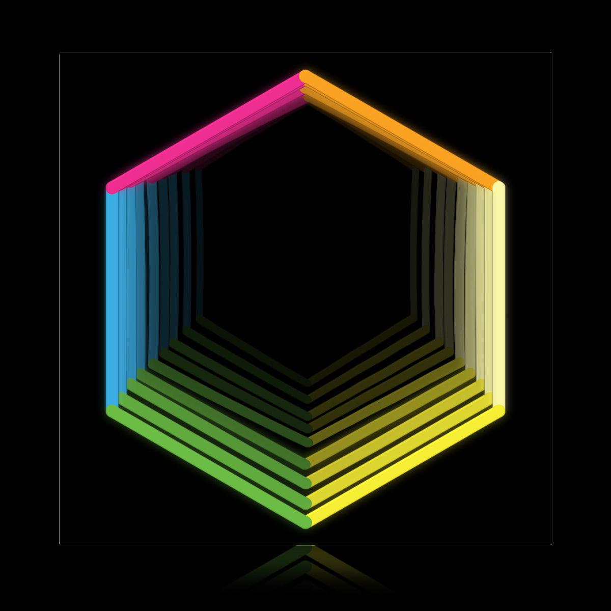 Hexagon Infinity LED neon sign by NeonCS