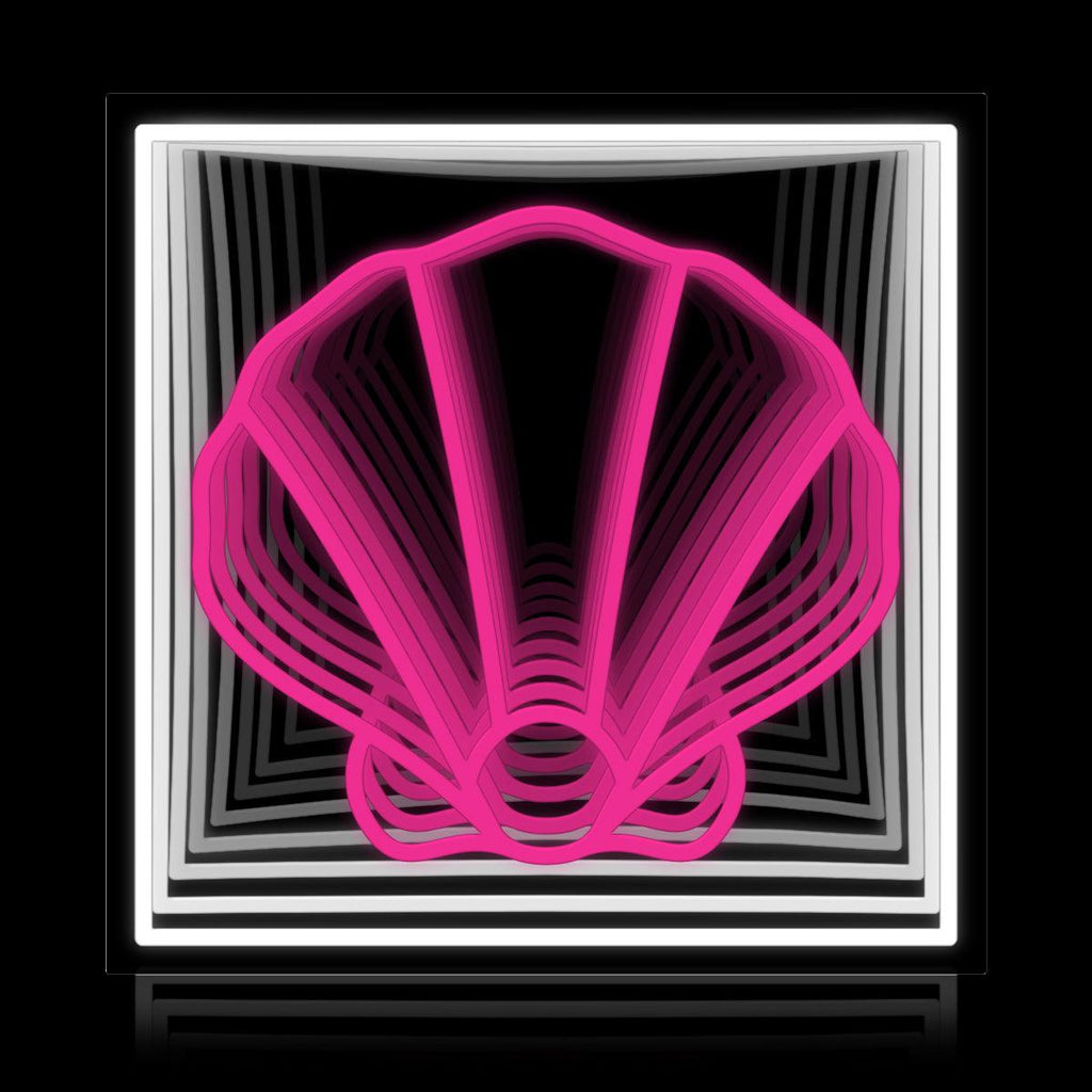 Pink Sea Shell Infinity LED neon sign by NeonCS