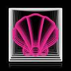 Pink Sea Shell Infinity LED neon sign by NeonCS