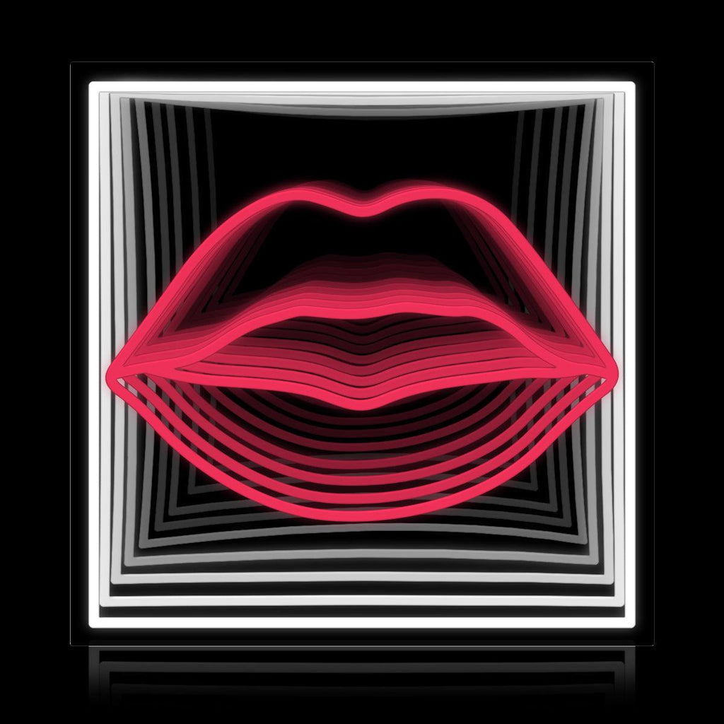 Lips Infinity Mirror LED neon sign by NeonCS