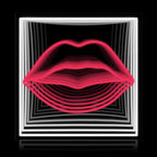 Lips Infinity Mirror LED neon sign by NeonCS
