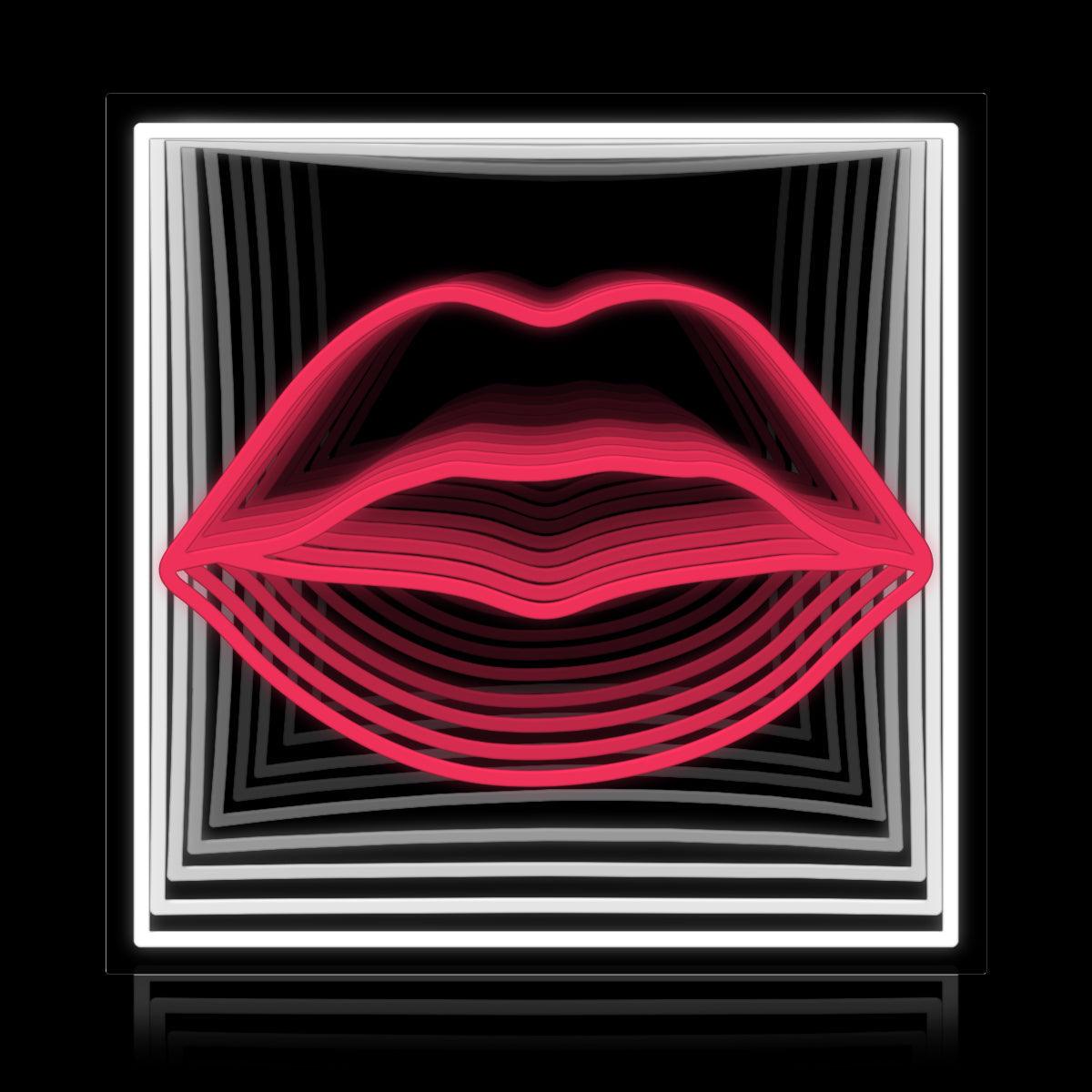 Lips Infinity Mirror LED neon sign by NeonCS