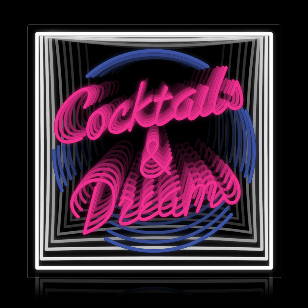 Cocktails & Dreams Infinity LED neon sign by NeonCS