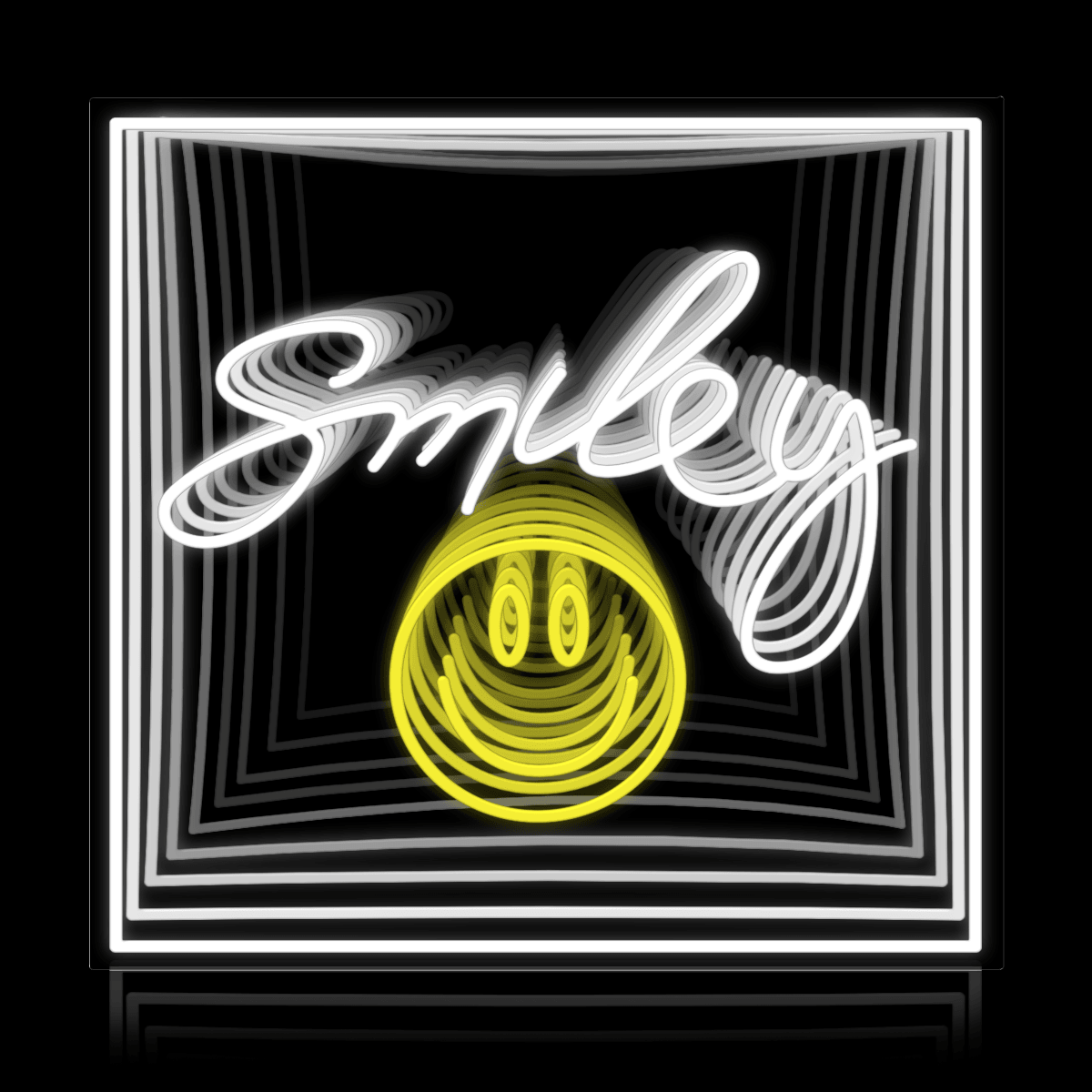 Smiley Face Infinity LED neon sign by NeonCS