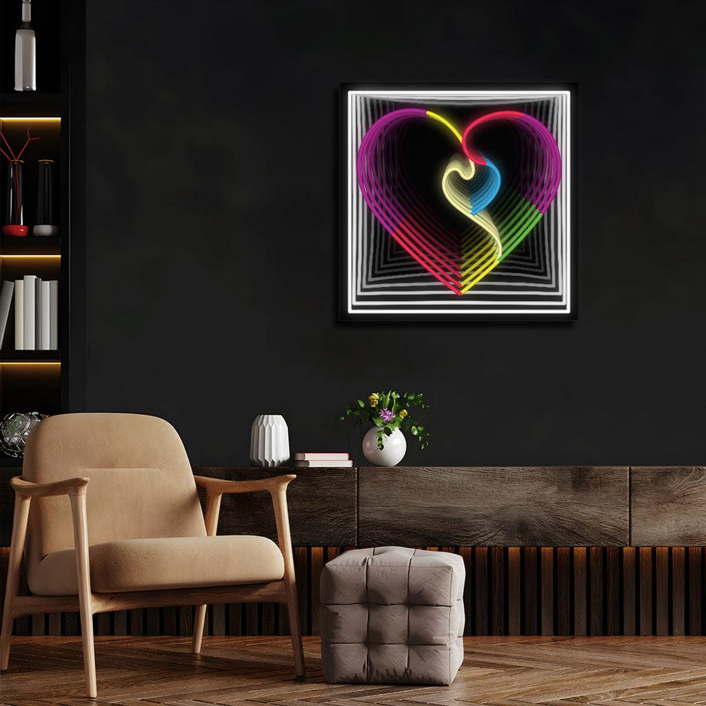 Heart Infinity LED neon sign product image