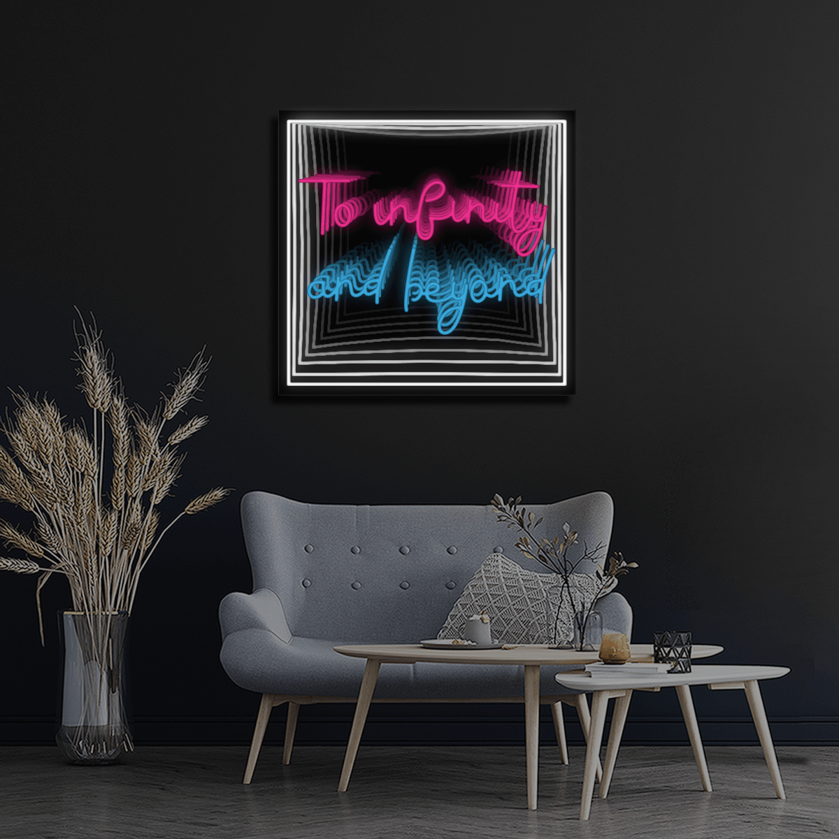 To Infinity and Beyond LED neon sign product image