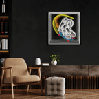 Skateboarding Astronaut Infinity LED neon sign product image
