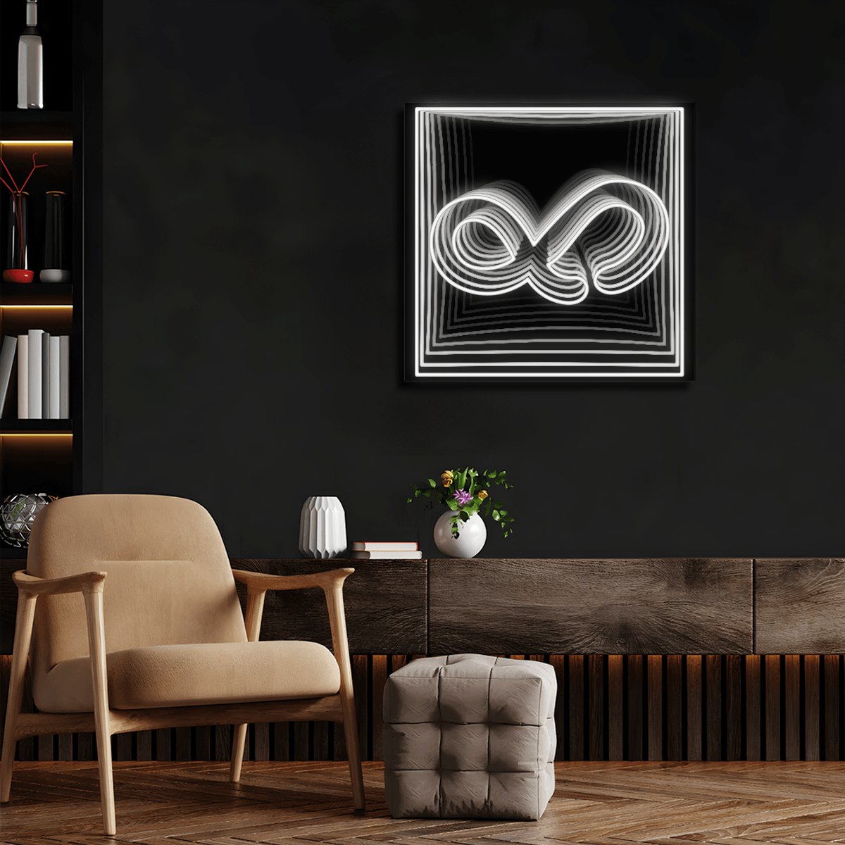 Broken Infinity LED neon sign product image