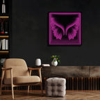 Angel Devil Wings Infinity LED neon sign product image