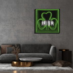 Irish Three Leaf Clover Infinity LED neon sign product image