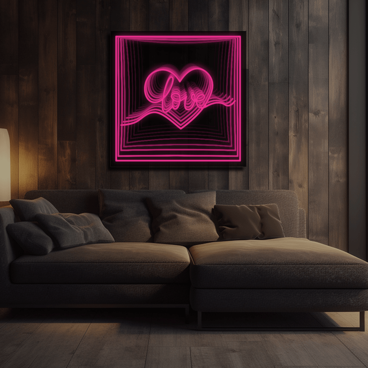 Love Heart Infinity LED neon sign product image