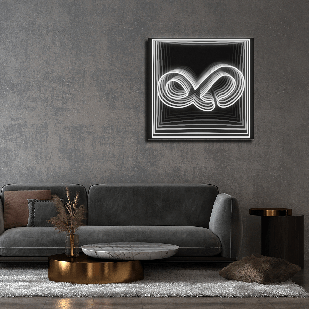 Broken Infinity LED neon sign product image