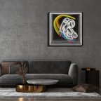 Skateboarding Astronaut Infinity LED neon sign product image