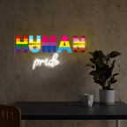 Human Pride Artwork LED neon sign product image