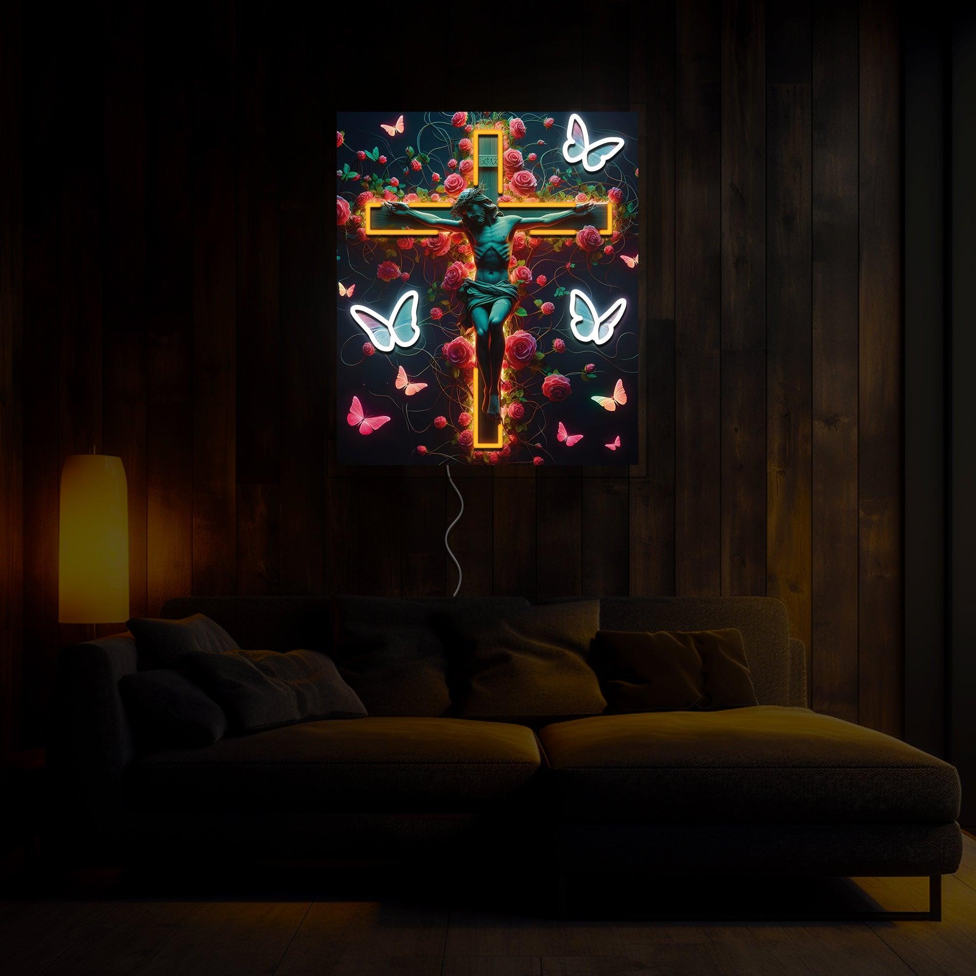 I Only Kneel for One Man and He Died LED neon sign product image