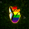 Lgbt Human's Right Heart Artwork LED neon sign by NeonCS