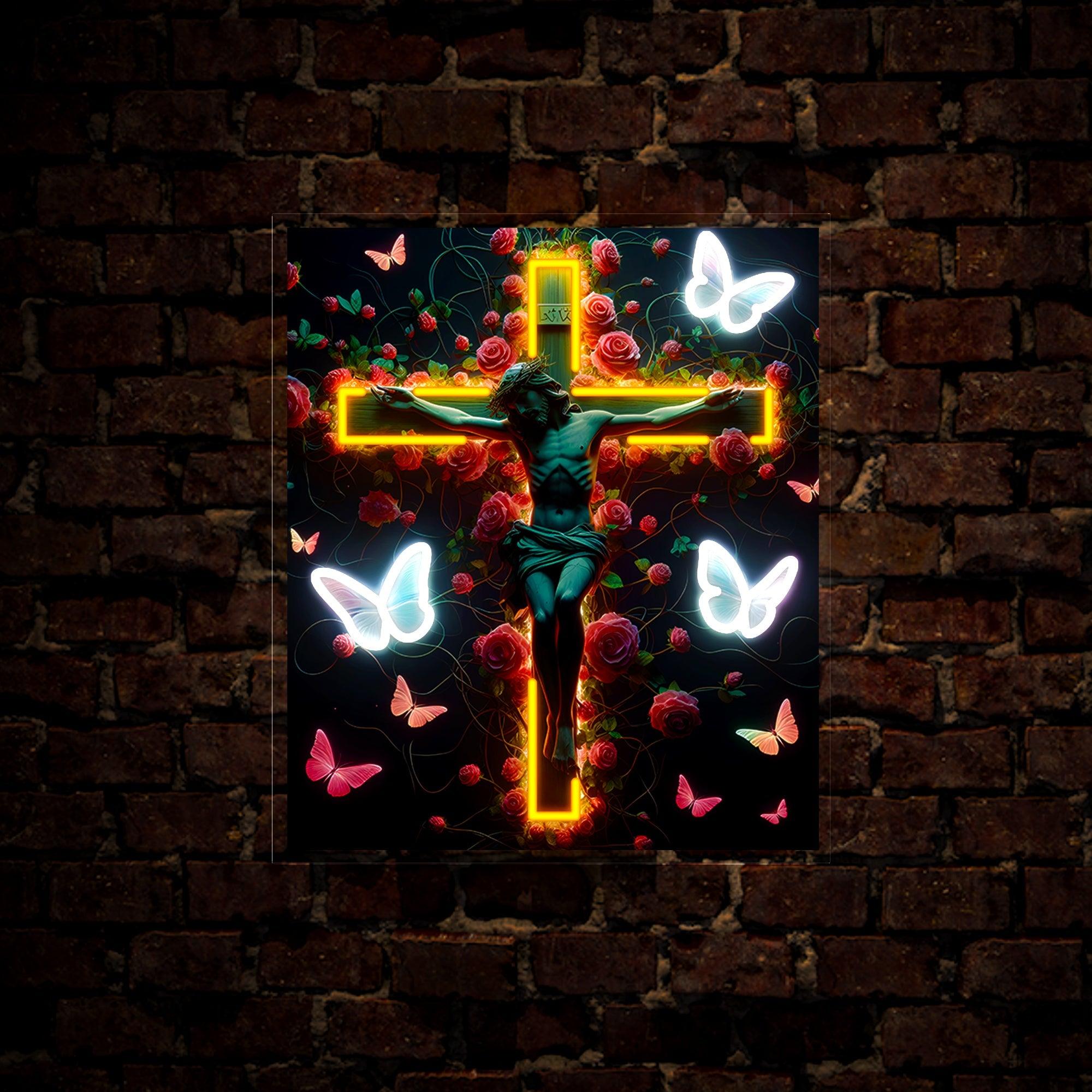 I Only Kneel for One Man and He Died LED neon sign product image