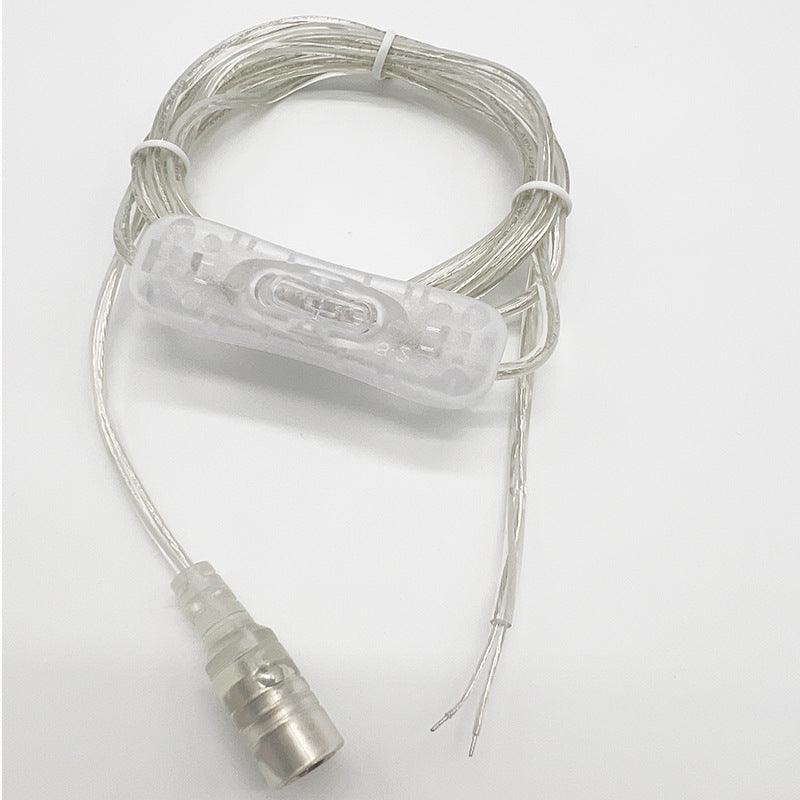 Female Dc Connector with Switch 22awg LED neon sign by NeonCS