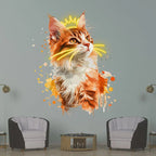 Cute Cat Wearing Crown Wall Hanging LED neon sign product image