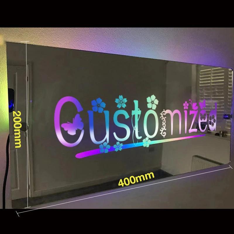 Mirror Light Personalised Words LED neon sign product image