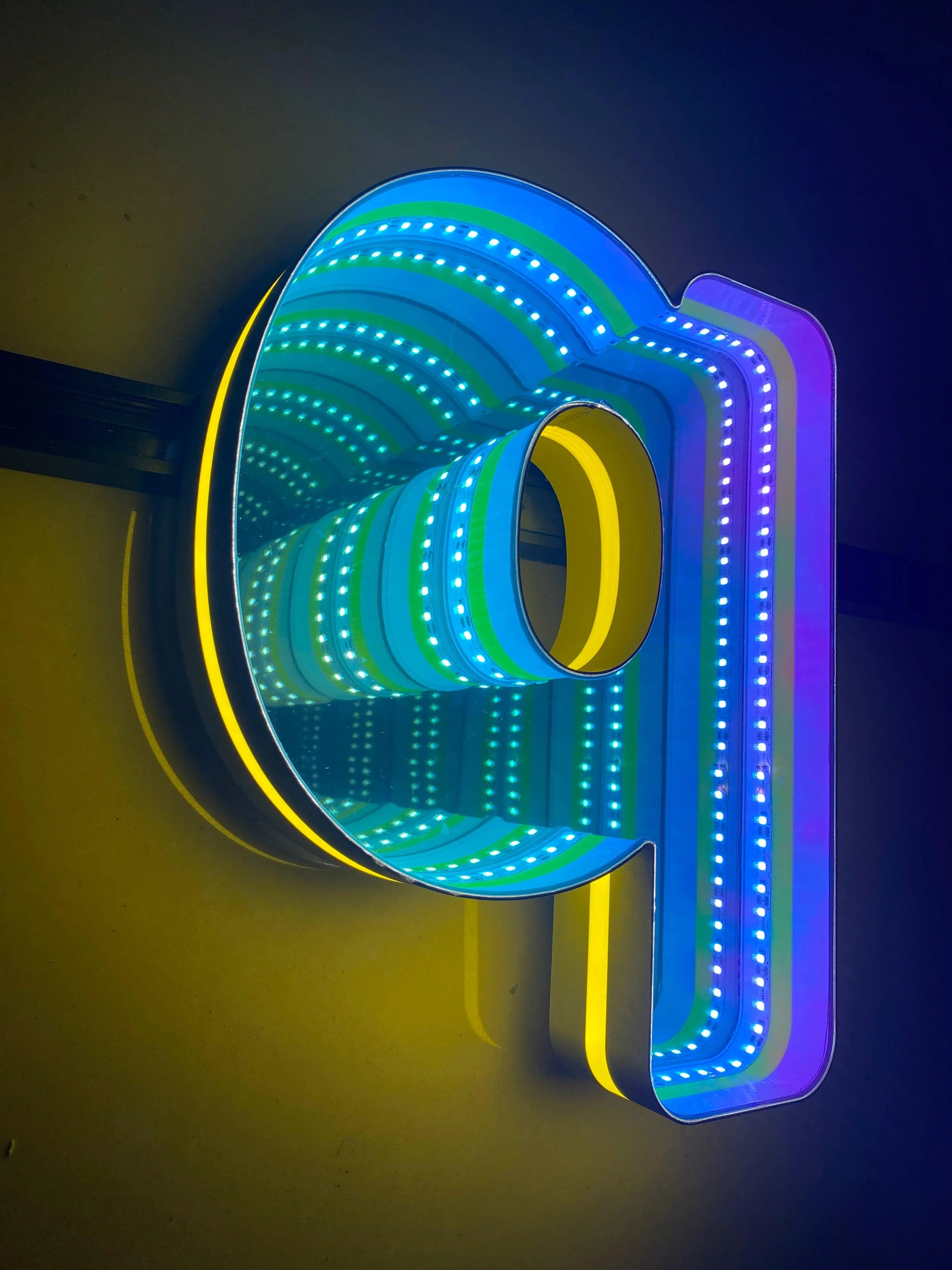Stocked Infinity Mirror 3d Letter LED neon sign product image
