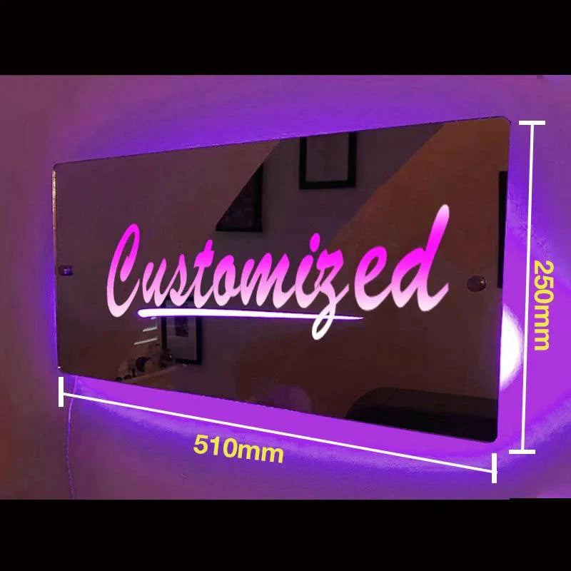 Mirror Light Personalised Words LED neon sign product image