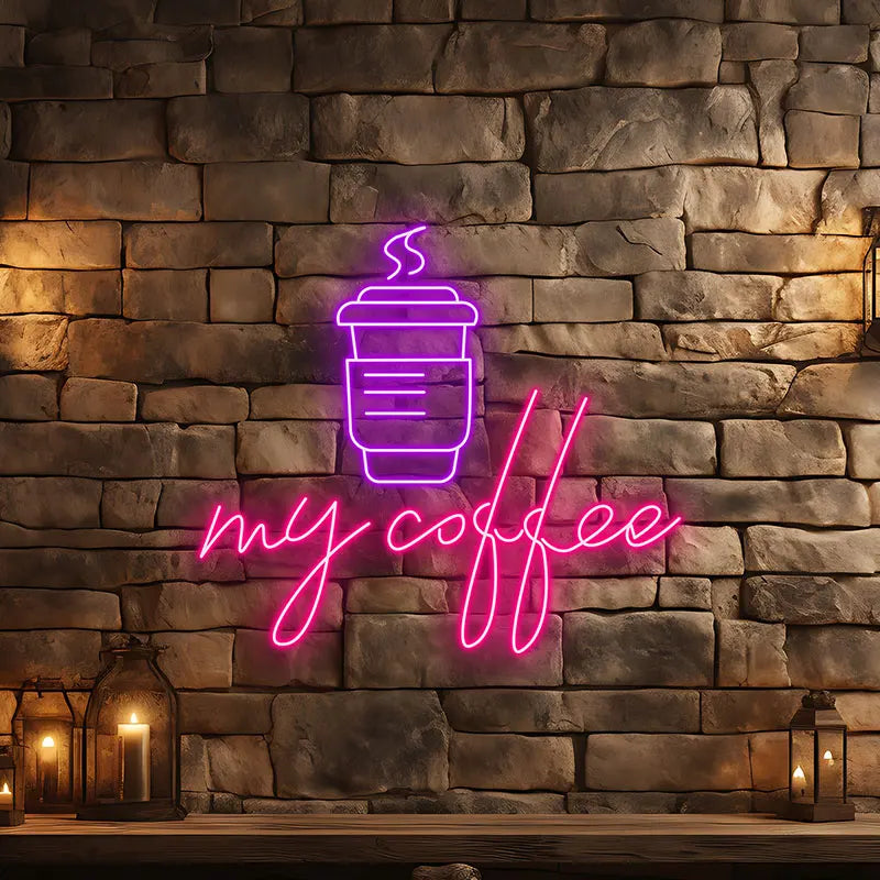 Toysign My Coffee Wall Light - Modern LED neon sign product image