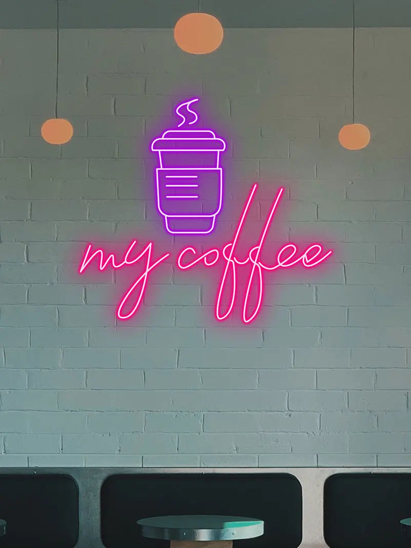 Toysign My Coffee Wall Light - Modern LED neon sign product image