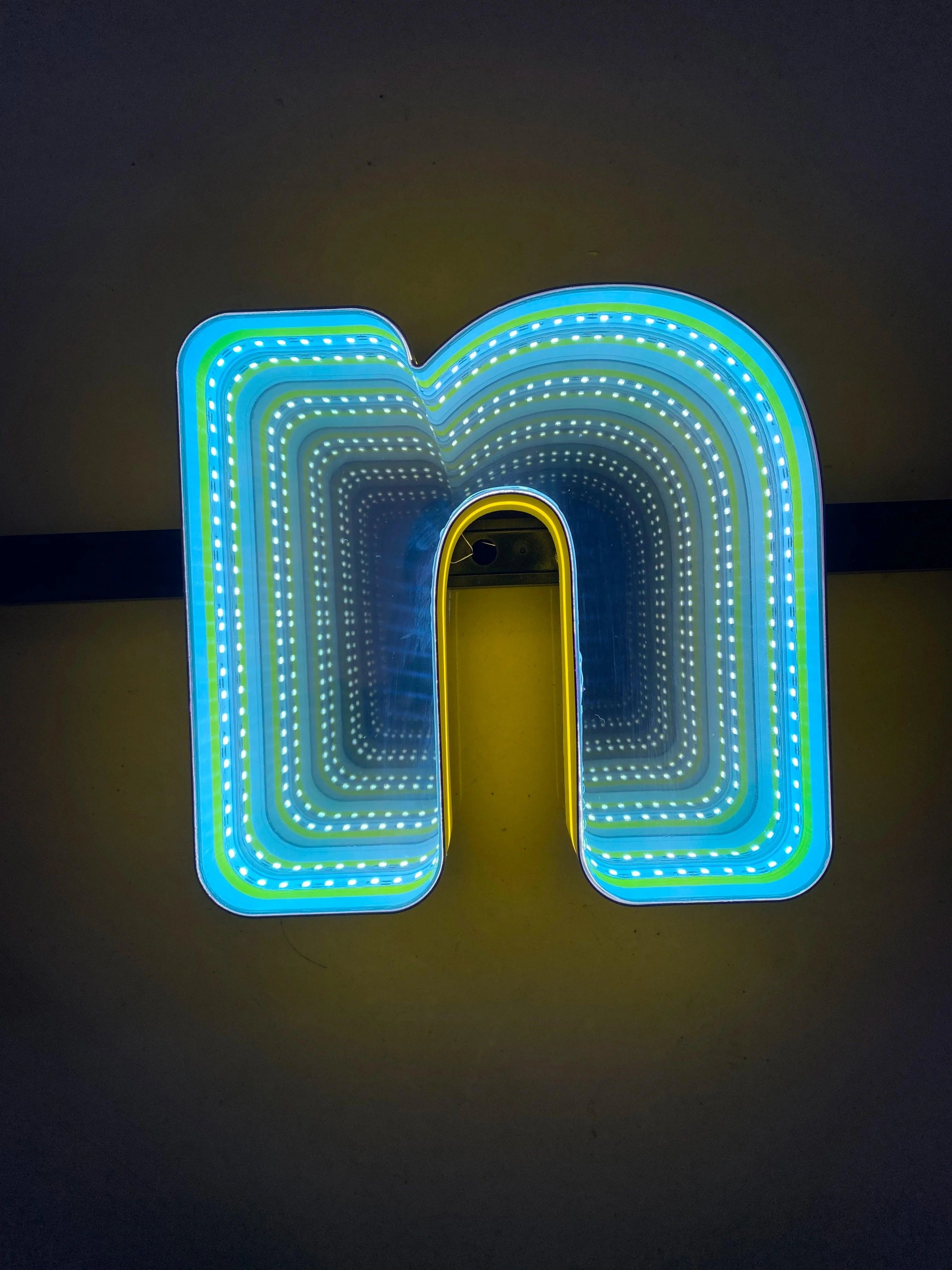 Stocked Infinity Mirror 3d Letter LED neon sign product image