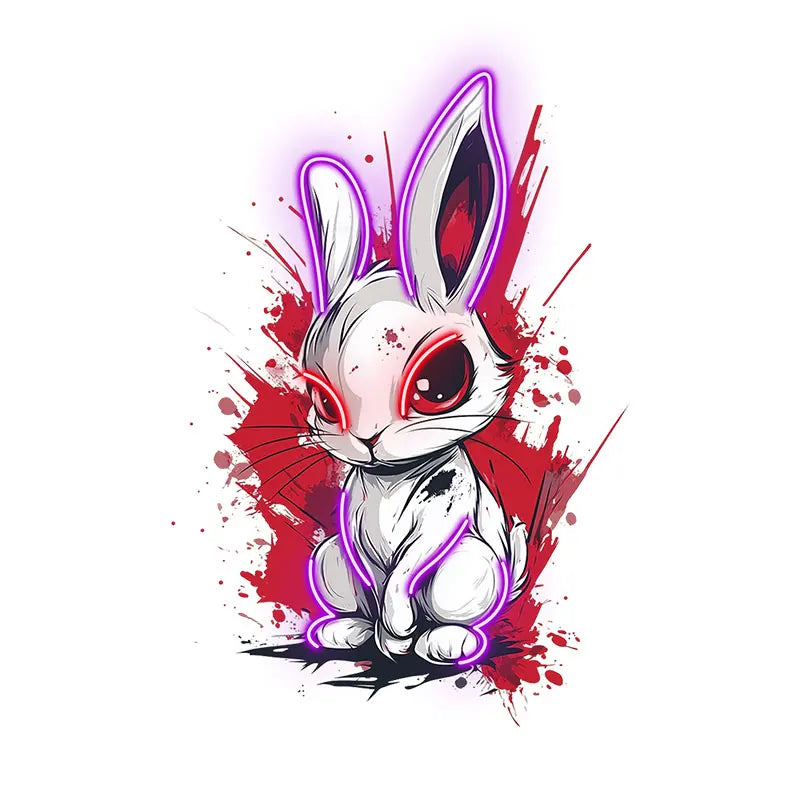 Toysign Edgy Neon Bunny Wall Art LED neon sign product image